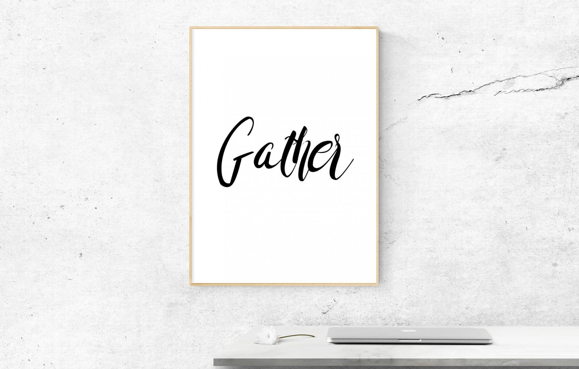 Gather Printable Signs, Kitchen Signs Decor, Printable Wall Art, Home Decor Print