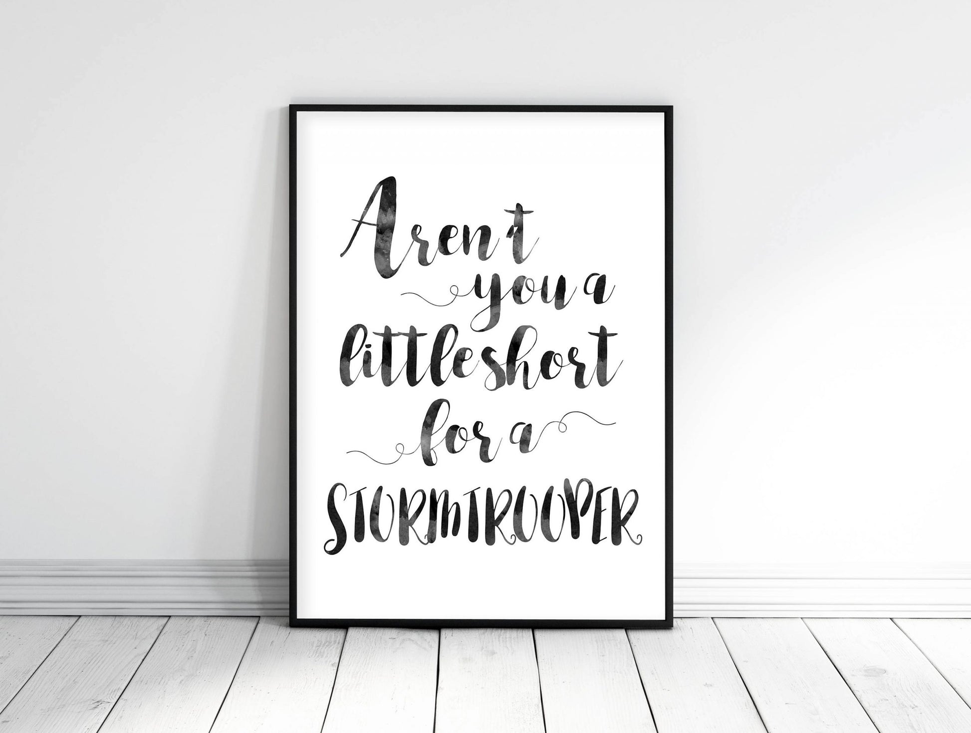 Star Wars Quotes, Star Wars Printable Art, Stormtrooper Poster, Print, Wall Art