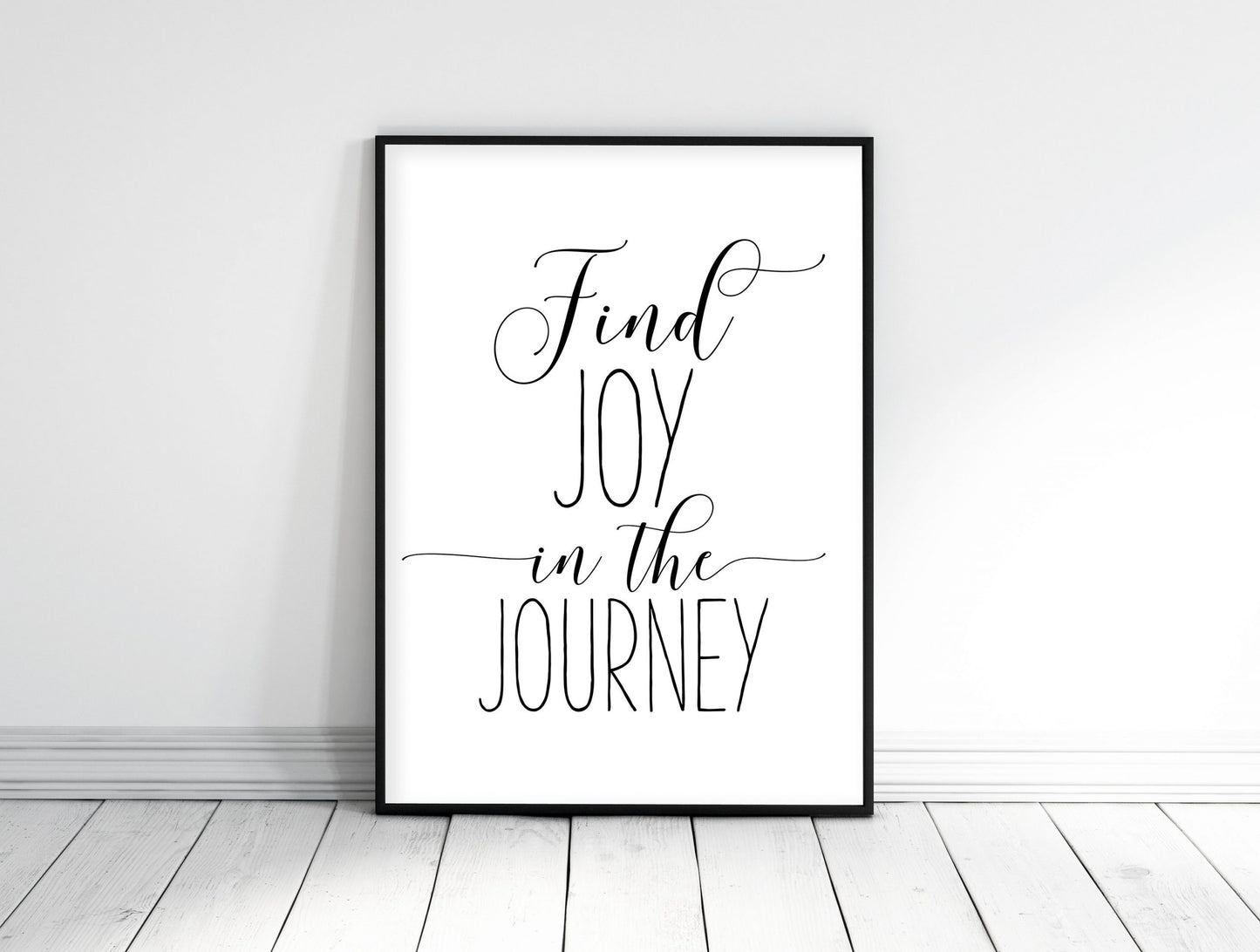 Motivational Poster Find Joy In The Journey, Print Printable Wall Art,Quote