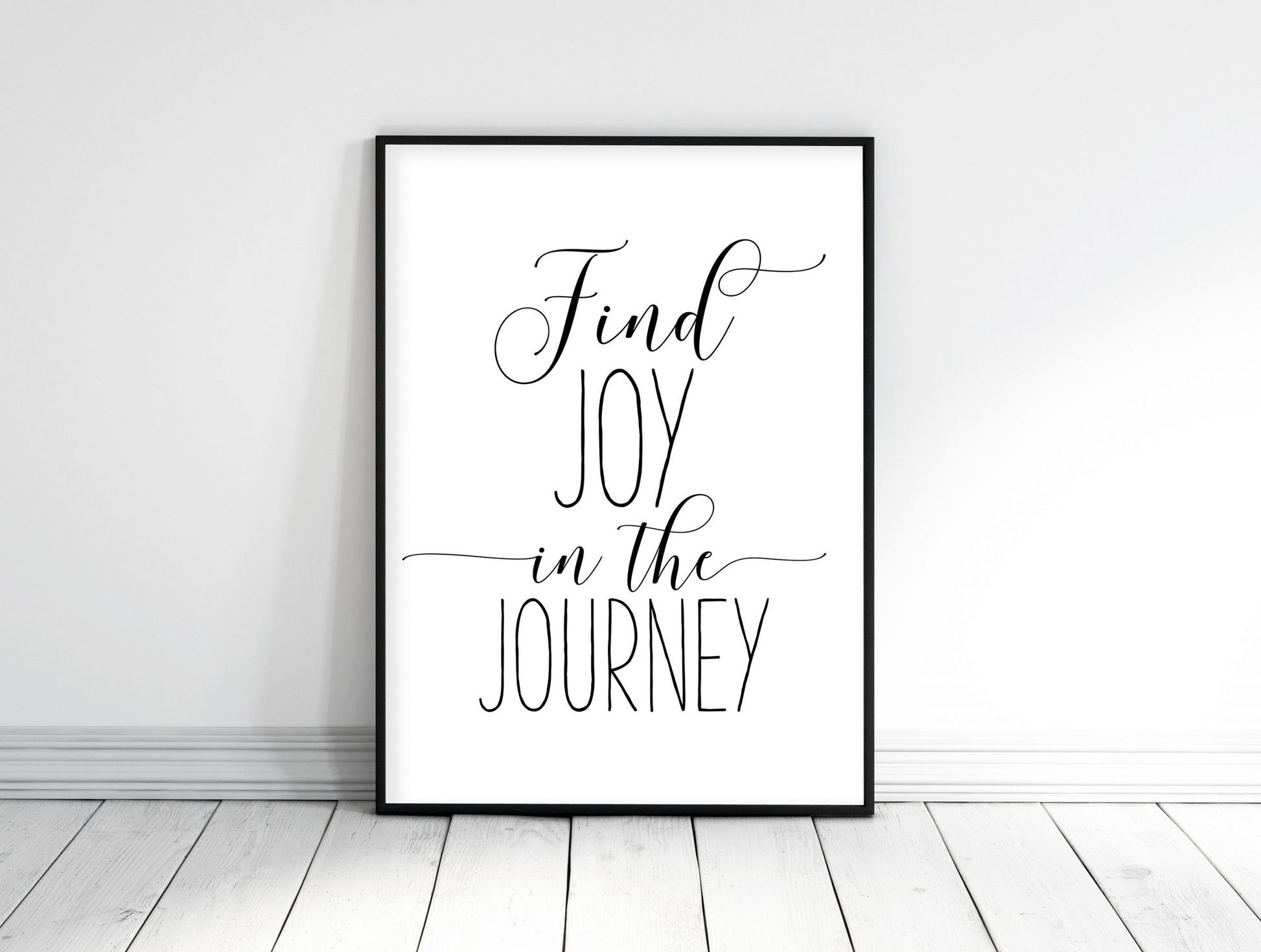 Motivational Poster Find Joy In The Journey, Print Printable Wall Art,Quote