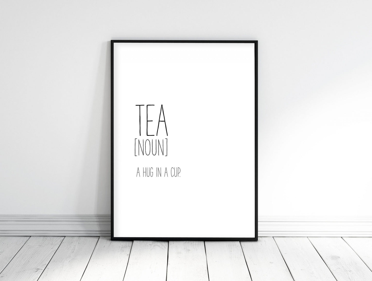Tea Definition Print, Tea Quotes, Kitchen Printable Wall Art, Home Decor Print