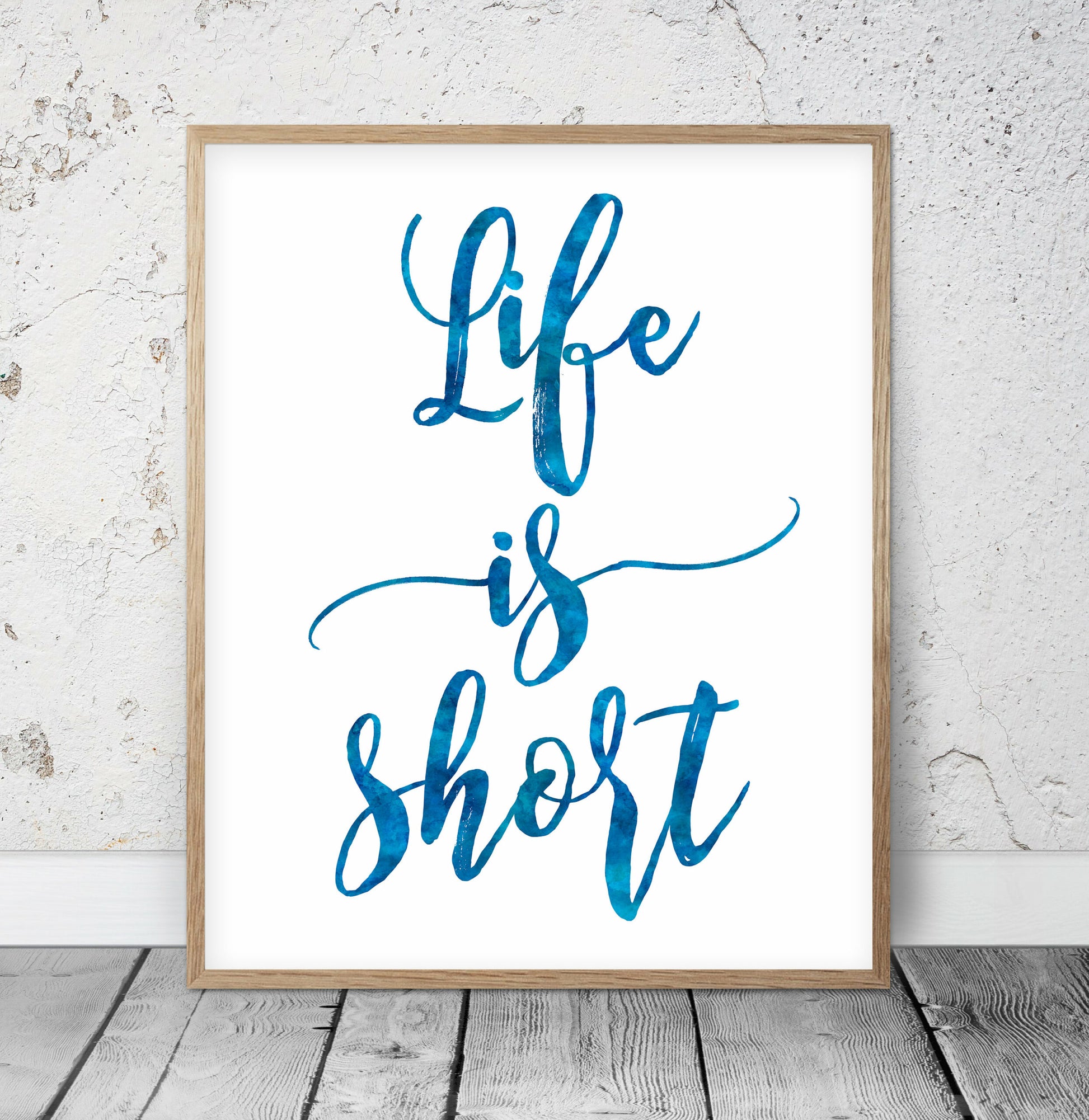 Funny Quotes Life Is Short Buy The Shoes Take The Trip,Printable Wall Decor