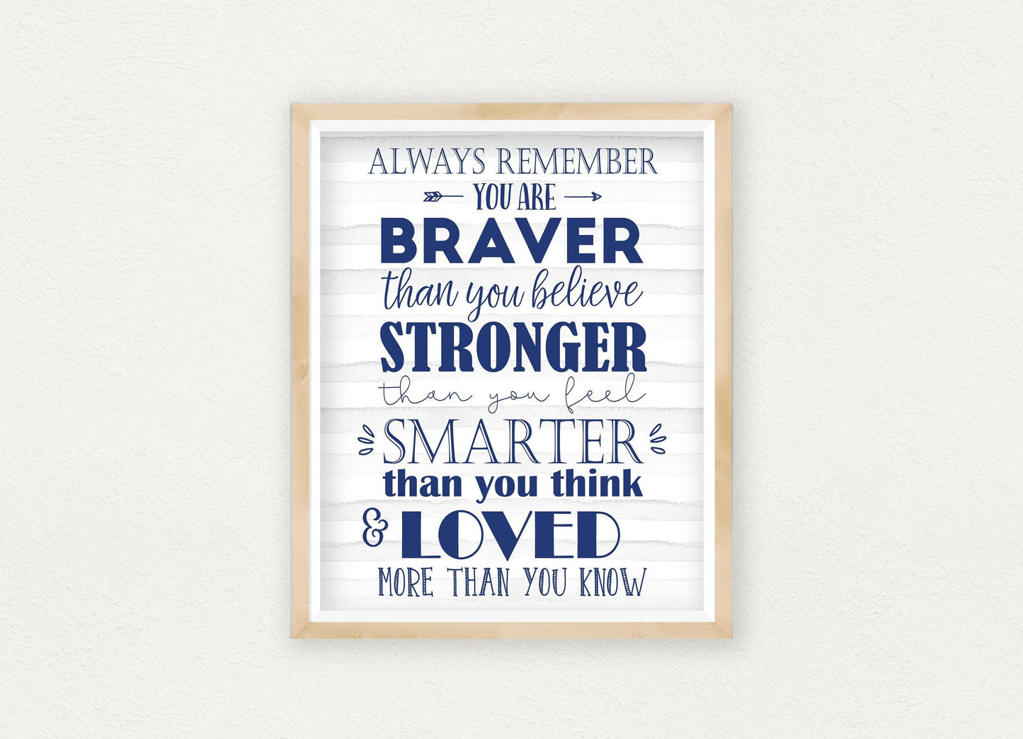 Always Remember You Are Braver,Winnie the Pooh,Nursery Wall Art Home Decor