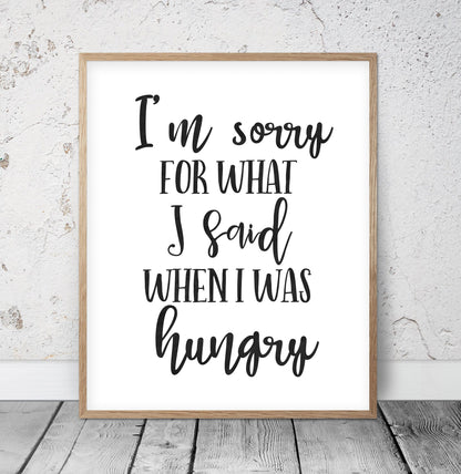 Kitchen Printable Art, Kitchen Digital Prints, Quote, Kitchen Home Decor Print