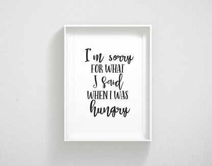 Kitchen Printable Art, Kitchen Digital Prints, Quote, Kitchen Home Decor Print