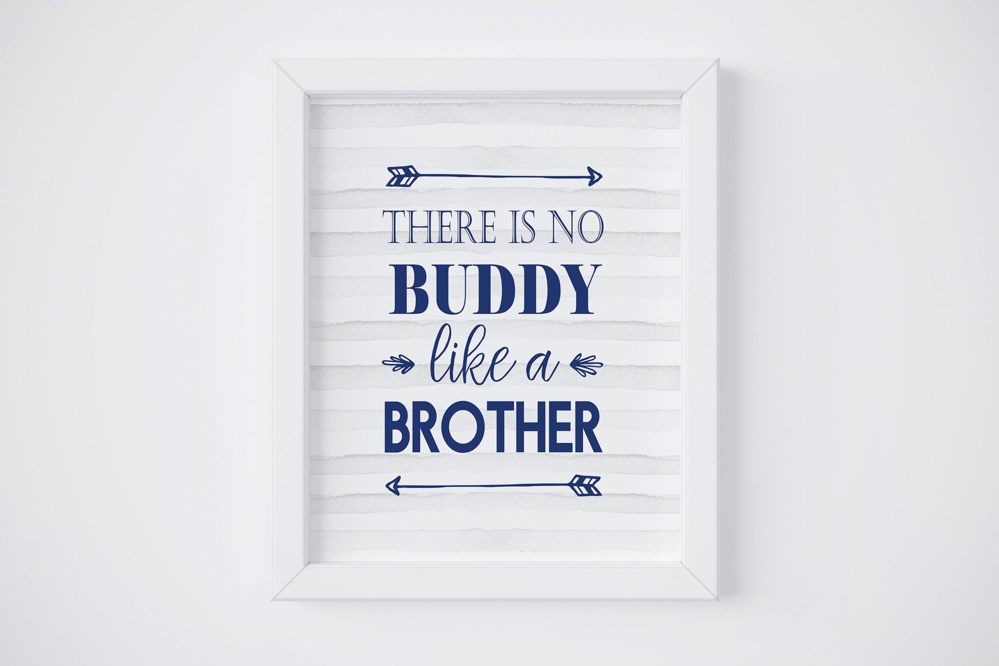 There Is No Buddy Like A Brother, Boys Nursery Wall Art Gift,Home Decor Gift