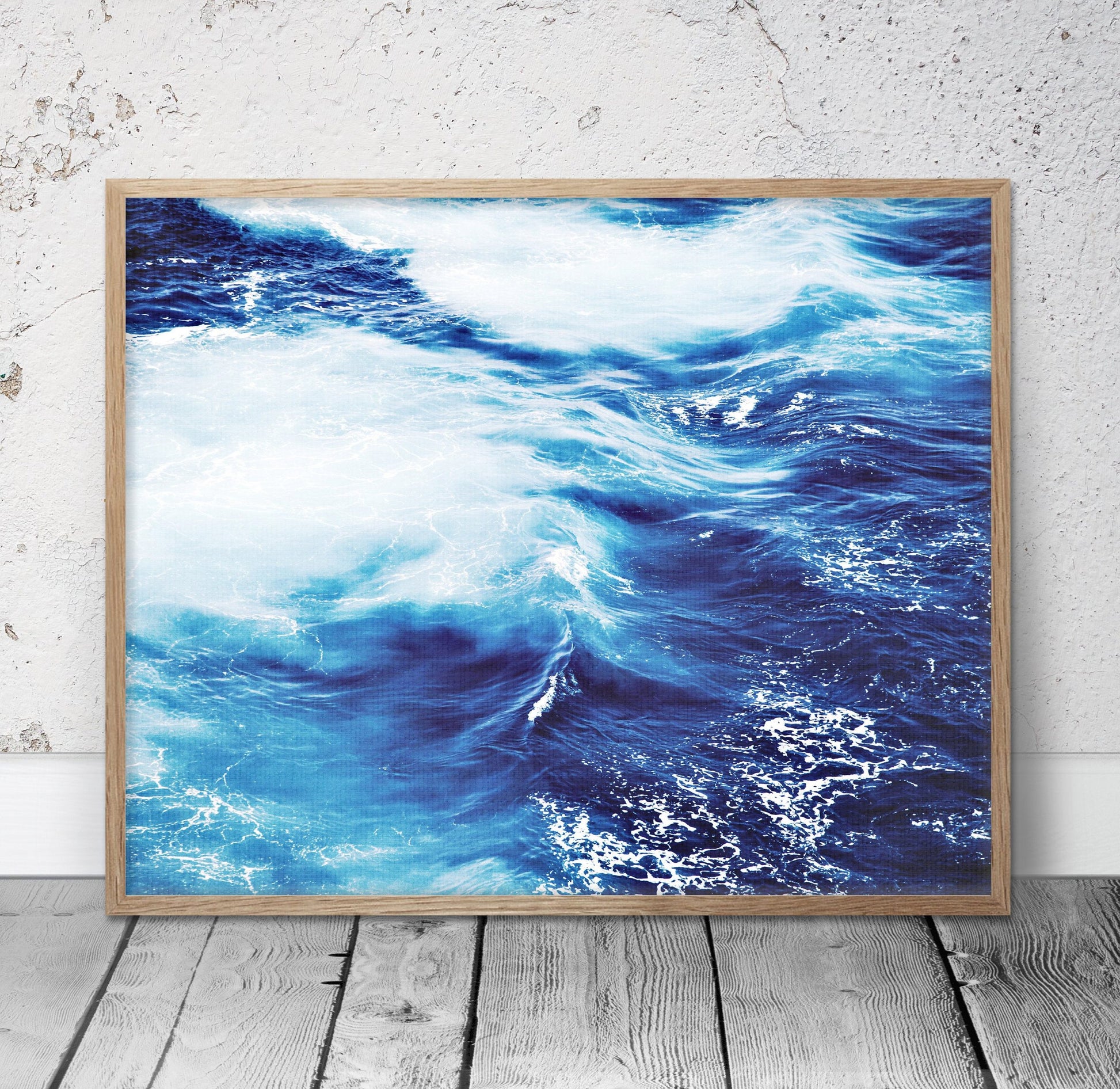 Beach Print, Ocean Waves Decor, Coastal Wall Art,Ocean Water Print, Home Decor