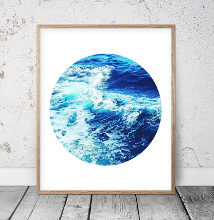 Aqua Print, Sea Wall Art , Aqua Wall Art, Blue Wall Art, Surf Art, Home Decor Print
