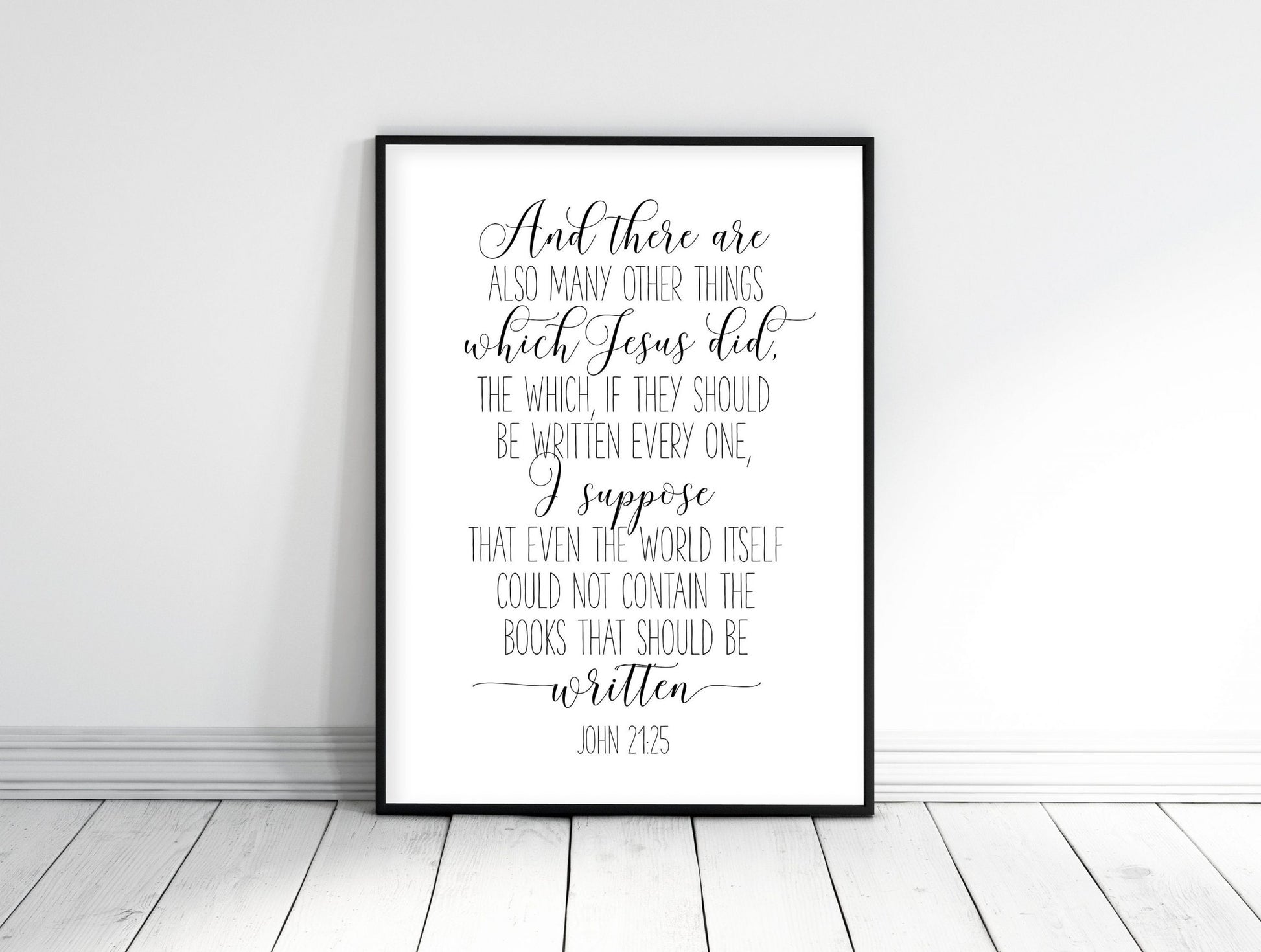 1 John, Bible Verse Prints, Kids Room Decor, Scripture Wall Art, Christian Gifts, Bible Verse Prints