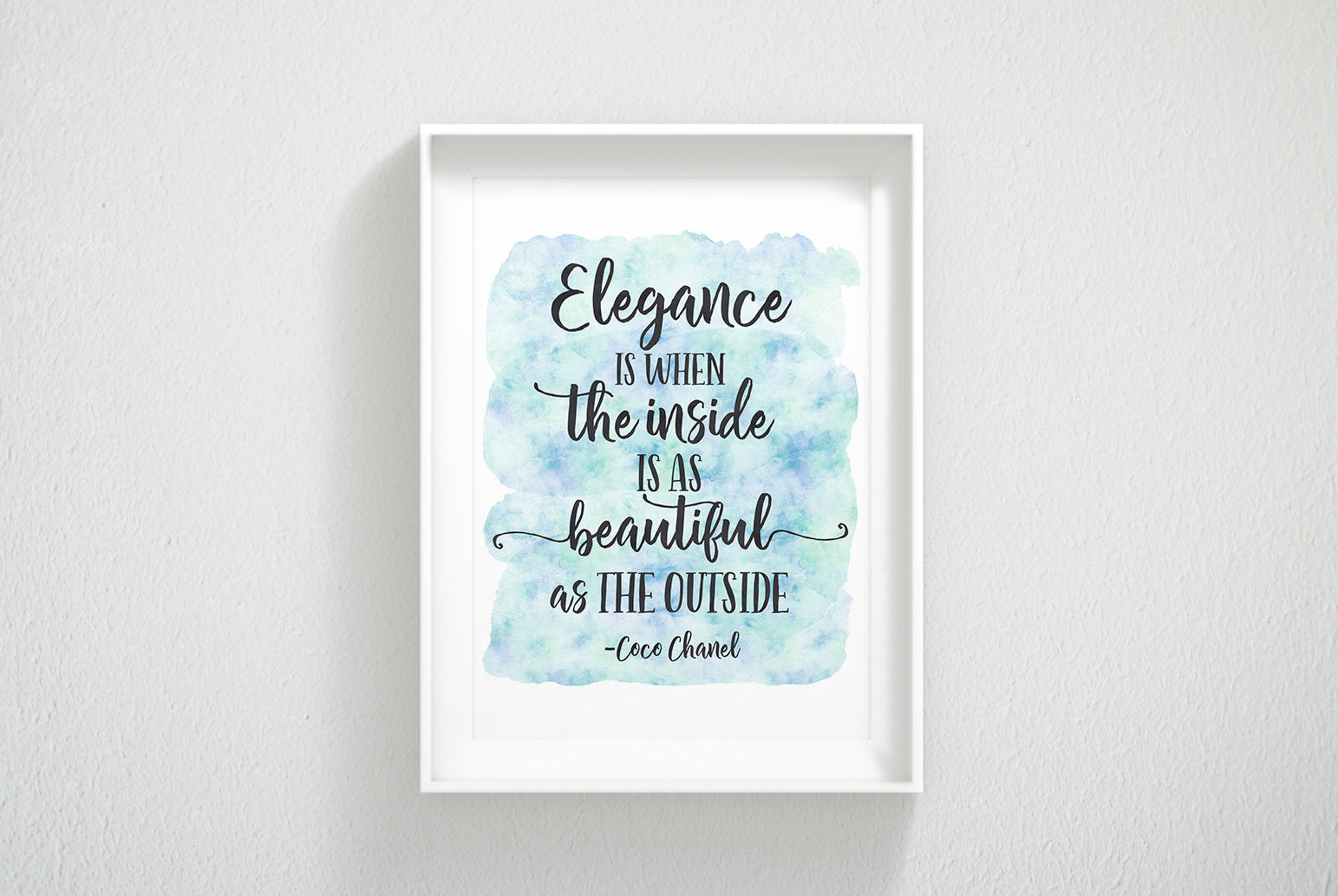 Coco Chanel Quotes, Girls Room Decor, Chanel Printable Wall Art, Fashion Quotes
