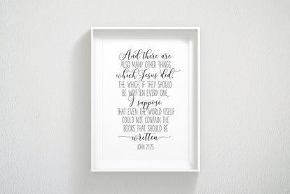 1 John, Bible Verse Prints, Kids Room Decor, Scripture Wall Art, Christian Gifts, Bible Verse Prints