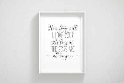 How Long Will I Love You, Ellie Goulding First Dance Lyrics Printable, Art Wall