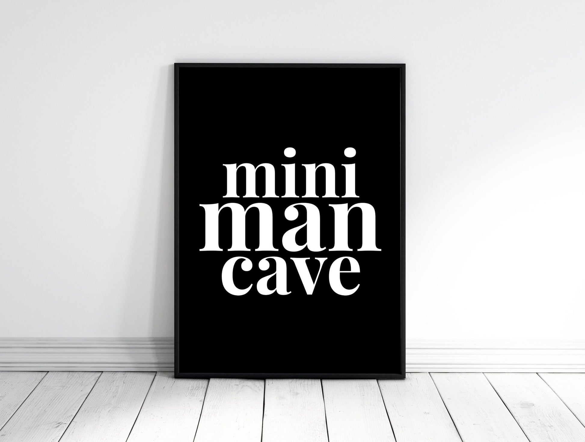 Mini Man Cave, Nursery Boy Wall Art, Kids Room Decor, Boys Room Decor Prints