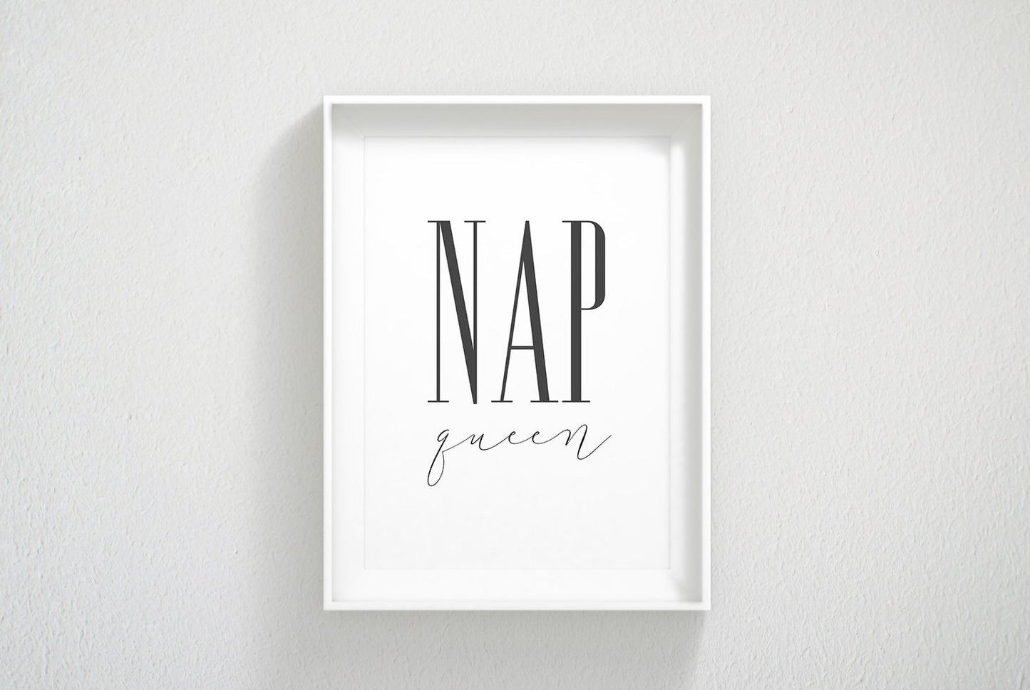 Nap Queen Printable Wall Art, Girls Room Wall Art, Girl Quotes Room Decor