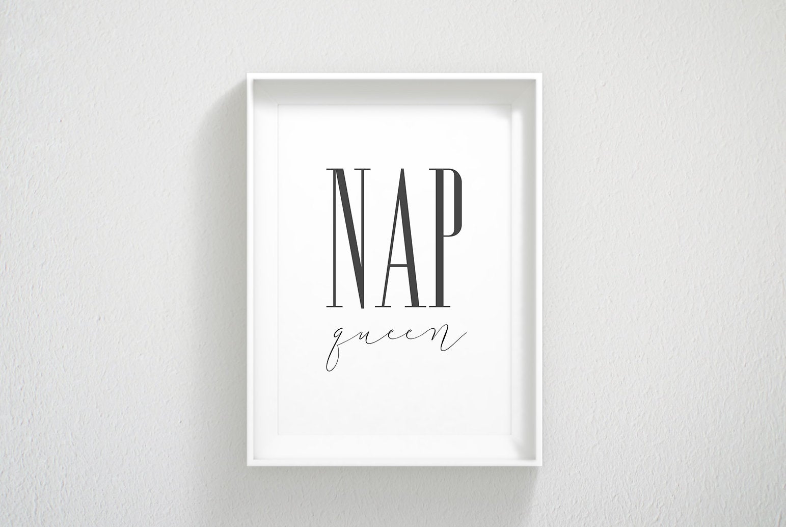 Nap Queen Printable Wall Art, Girls Room Wall Art, Girl Quotes Room Decor