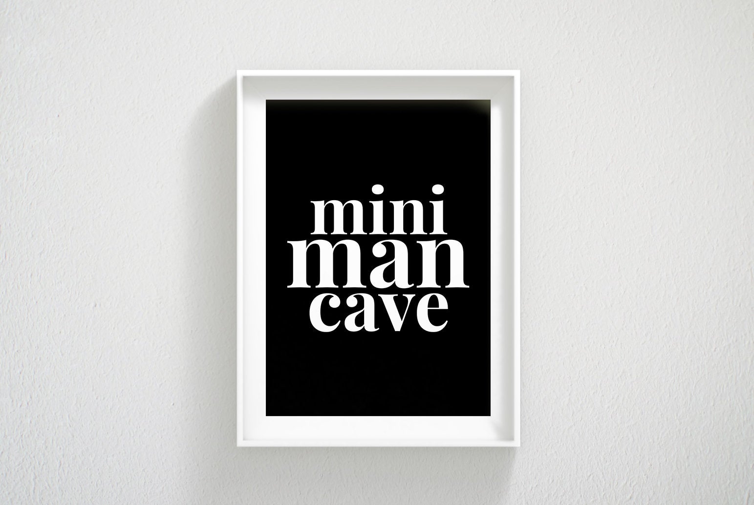 Mini Man Cave, Nursery Boy Wall Art, Kids Room Decor, Boys Room Decor Prints