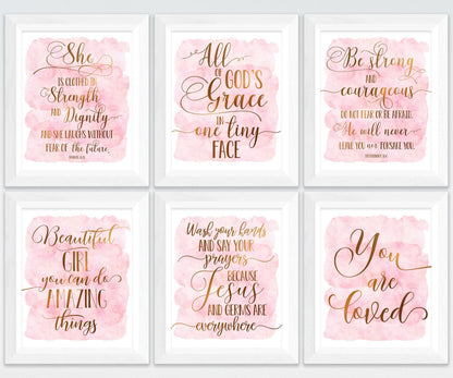 She Is Clothed In Strength And Dignity, Proverbs 31:25, Bible Verse Printable Wall Art