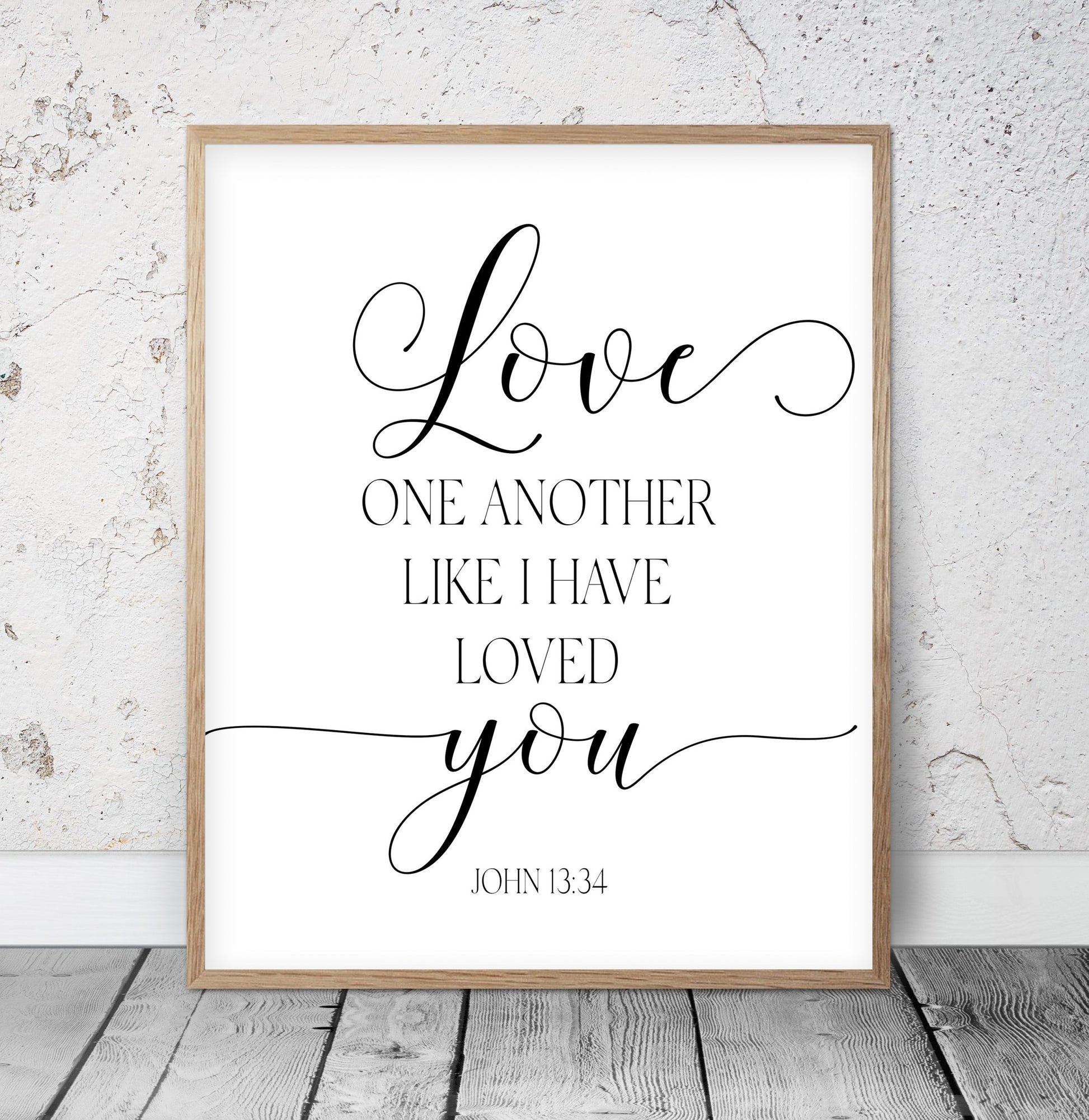 Love One Another Like I Have Loved You, John 13:34, Printable Bible Verses