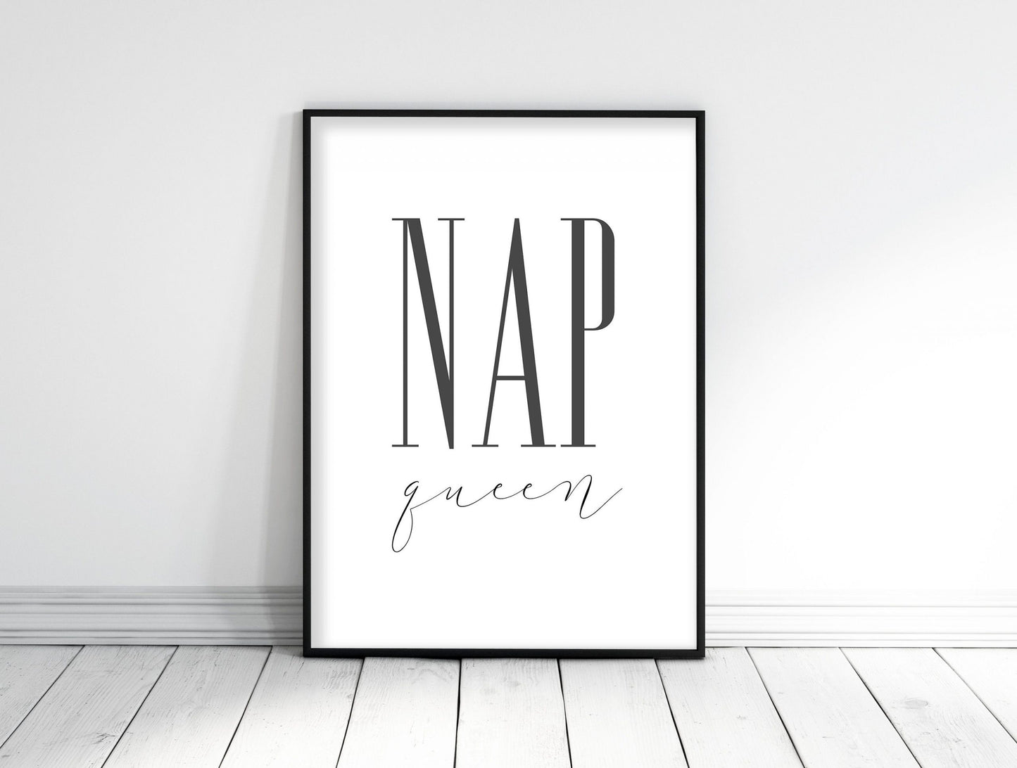 Nap Queen Printable Wall Art, Girls Room Wall Art, Girl Quotes Room Decor