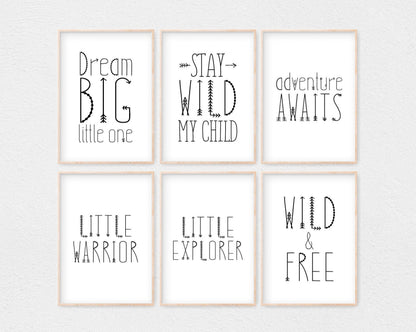 Adventure Awaits Wall Art, Kids Prints, Baby Wall Art, Childrens Wall Art