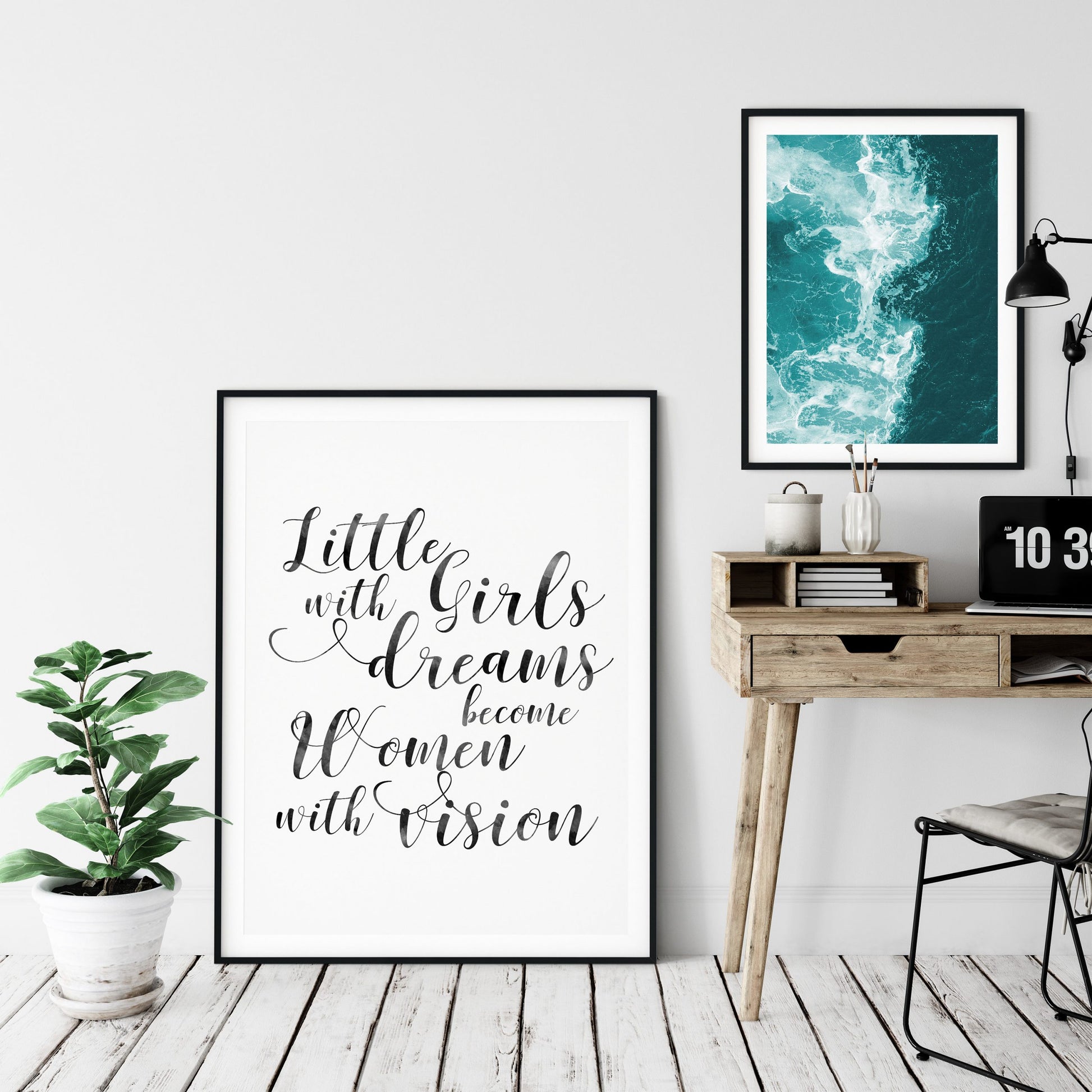 Girl Quotes Little Girls With Dreams, Inspirational Quote, Girl Quotes Room Decor
