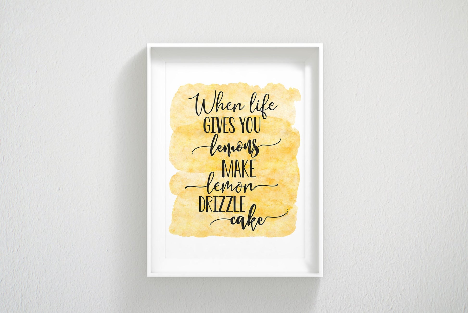 When Life Gives You Lemons Kitchen Print Wall Art,Home Decor Print,Wall Decor
