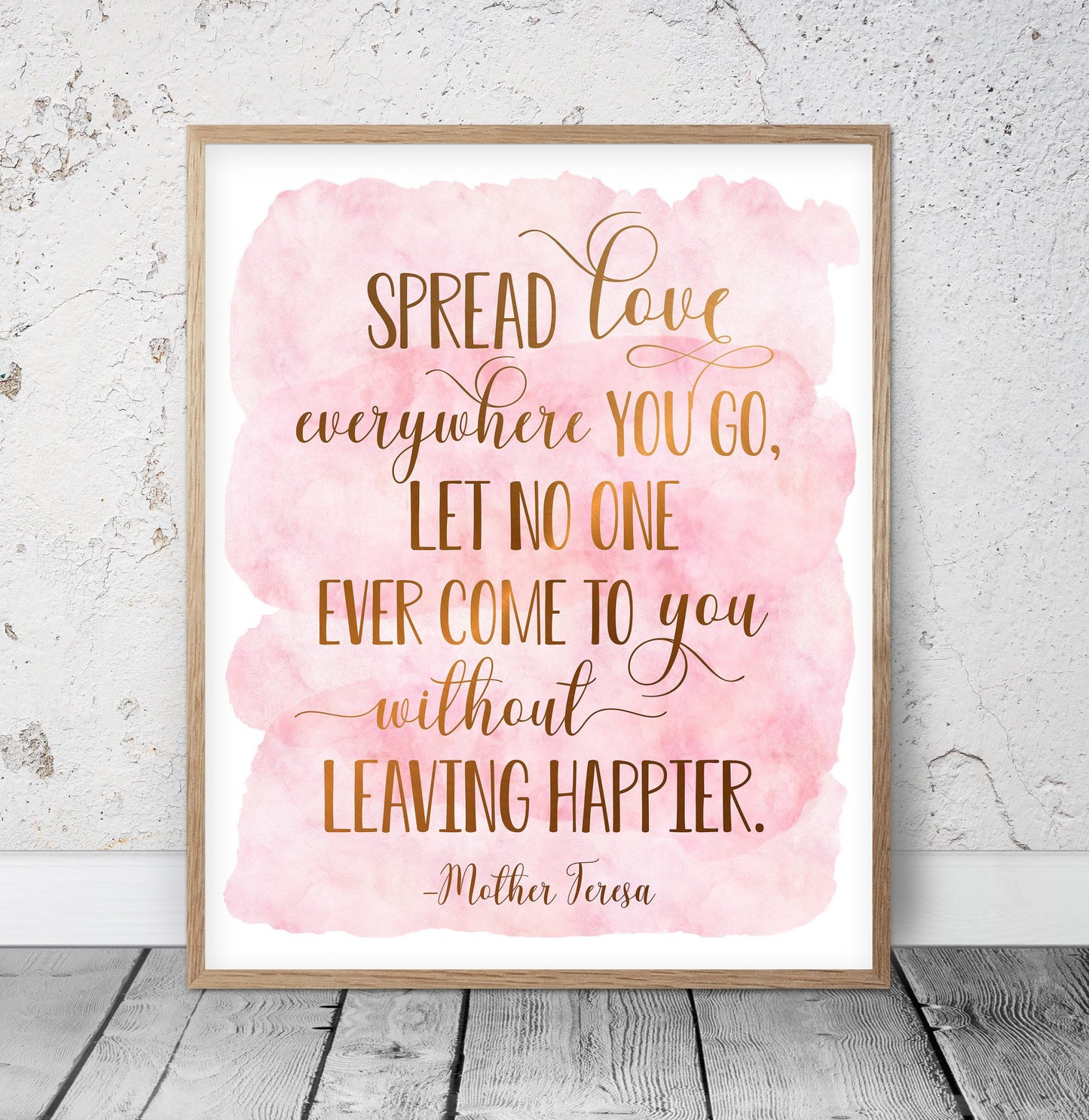 Spread Love Everywhere You Go,Mother Teresa Quote,Nursery Printable Wall Art