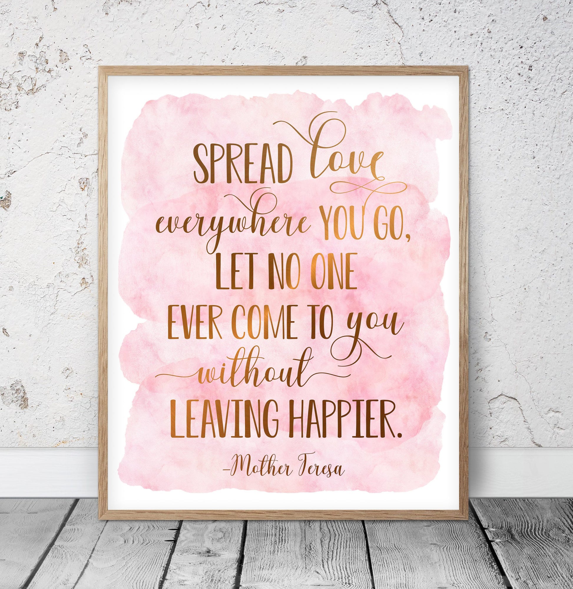 Spread Love Everywhere You Go,Mother Teresa Quote,Nursery Printable Wall Art