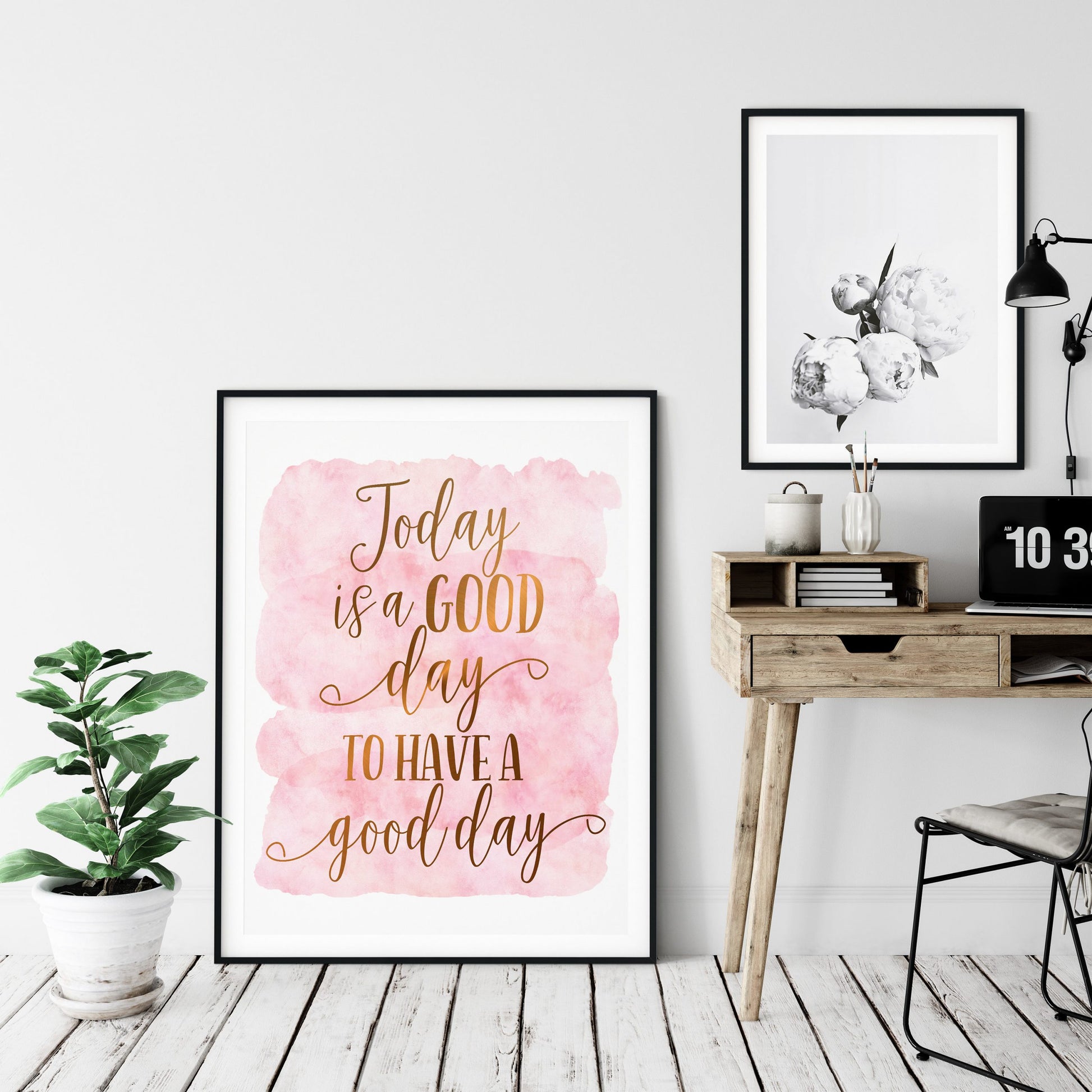 Today Is A Good Day For A Good Day Nursery Printable Wall Art, Nursery Wall Art
