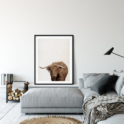 Buffalo Print, Bison Wall Art, Camel Buffalo, Camel Decor, Home Decor Animal
