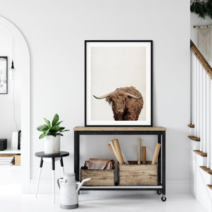 Buffalo Print, Bison Wall Art, Camel Buffalo, Camel Decor, Home Decor Animal
