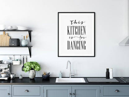 Kitchen Quote This Kitchen Is For Dancing, Printable Wall Art, Home Decor Print