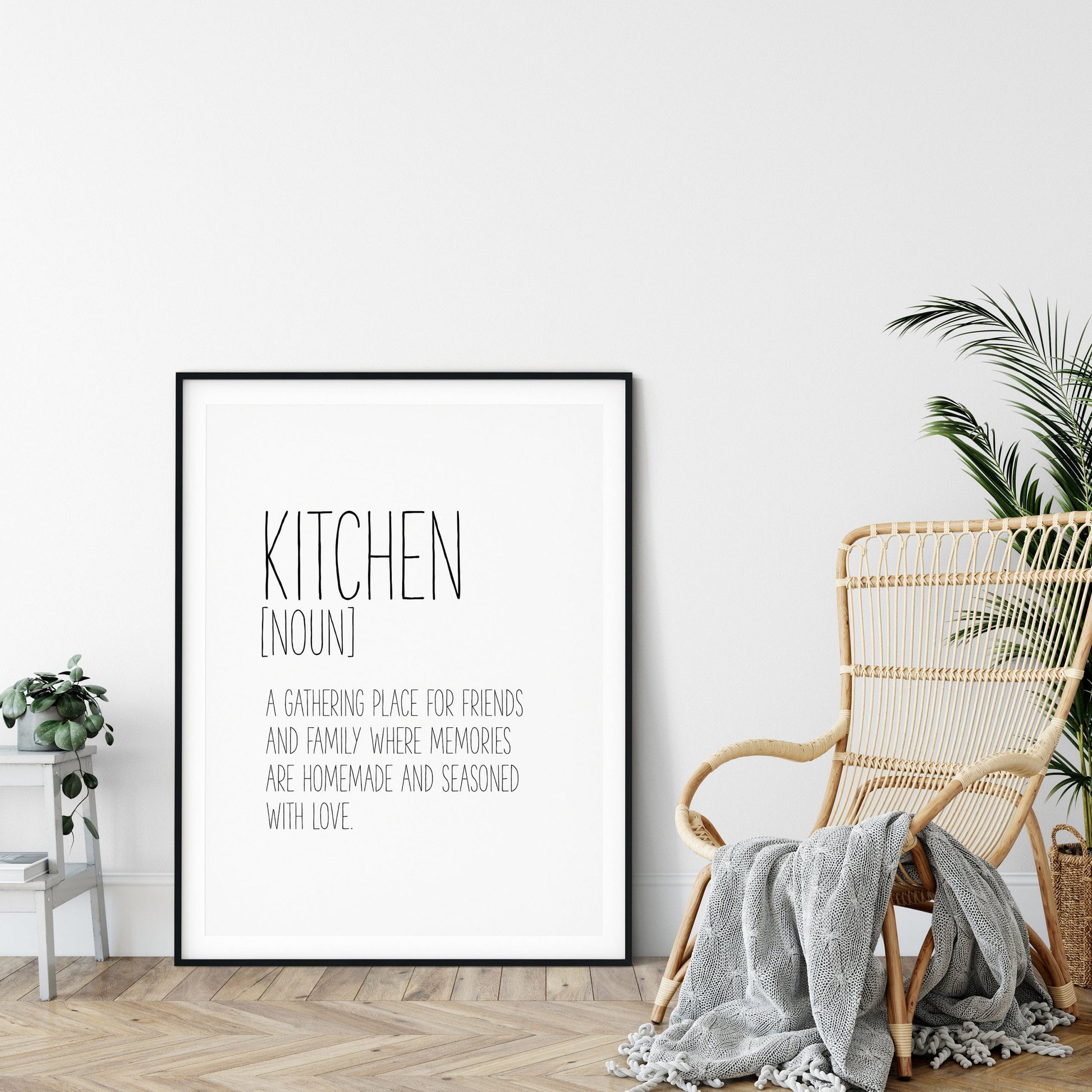 Funny Kitchen Definition Print, Kitchen Printable Wall Art, Home Decor Print