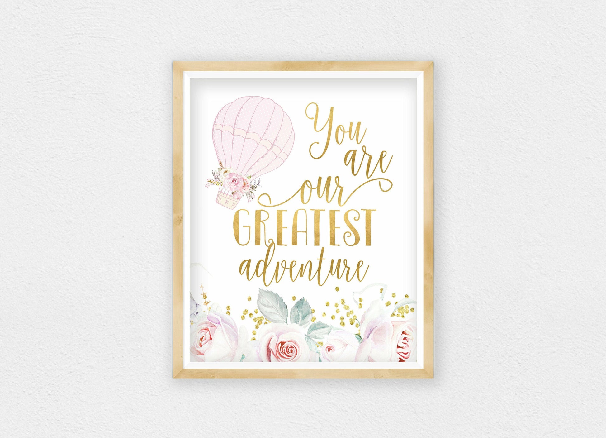 You Are Our Greatest Adventure Printable Nursery Wall Art,Nursery Decor Girl