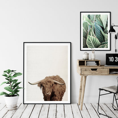 Buffalo Print, Bison Wall Art, Camel Buffalo, Camel Decor, Home Decor Animal