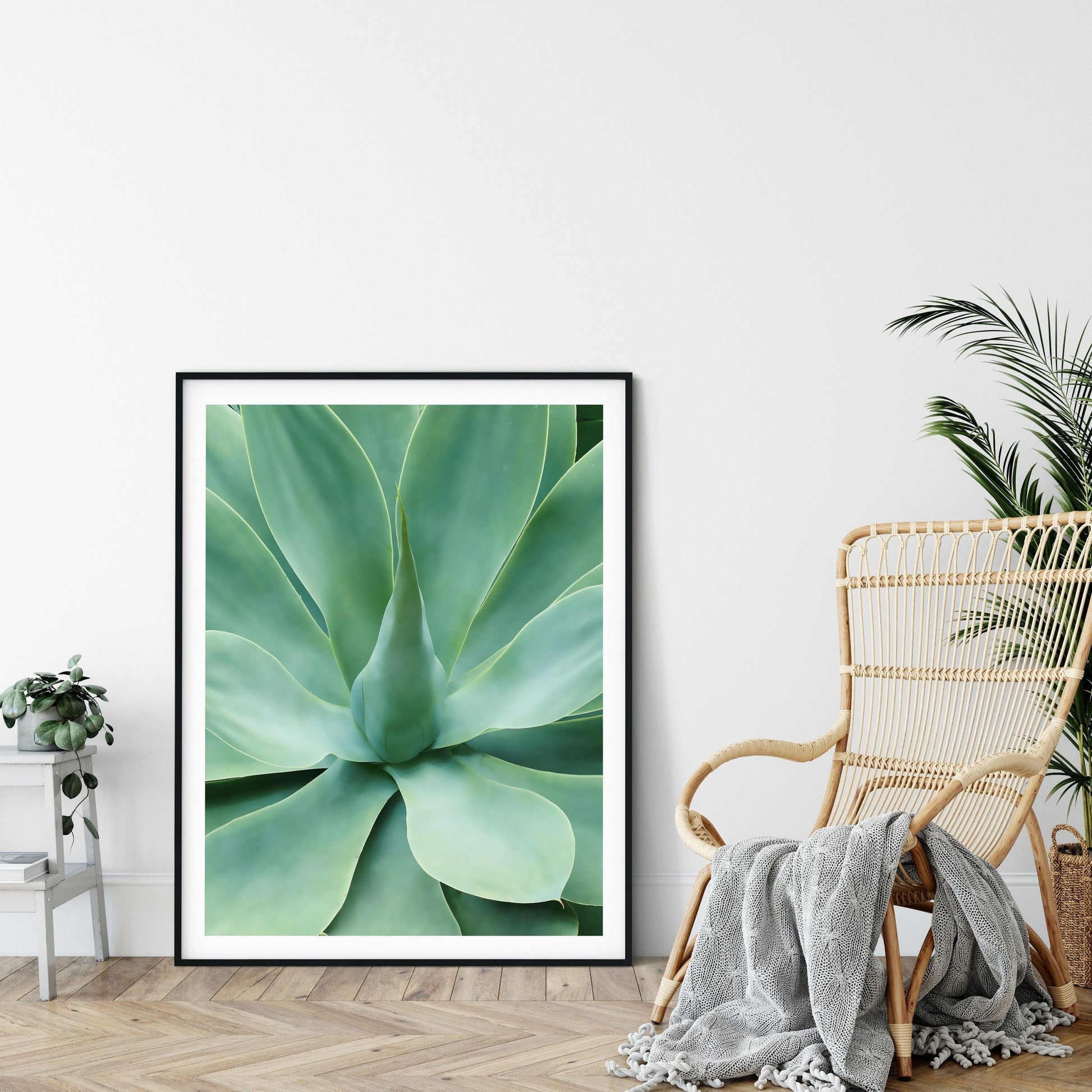 Agave Print, Succulent Prints, Minimal Agave Print, Garden Prints, Wall Art Decor