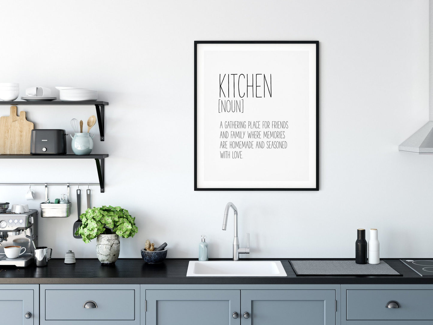 Funny Kitchen Definition Print, Kitchen Printable Wall Art, Home Decor Print