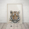 Tiger Print, Safari Nursery Decor, Tiger Wall Art Animal Photo Home Decor Print