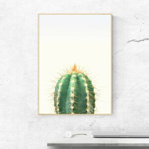 Large Cactus Print, Cactus Wall Art Download, Cactus Poster, Home Decor Print
