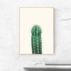 Pastel Cactus Print Minimalist, Cactus Wall Art Prints, Printable Art, Home Decor