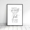Always Be Yourself Unless You Can Be A Jedi, Nursery Prints, Printable Quotes