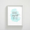 Watercolor Quotes Office Sweet Office Print, Office Printable Wall Art Print
