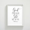 Bible Verse Print, God Is Within Her She Will Not Fall, Psalm 46:5, Bible Nursery Decor Wall Art