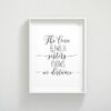 The Love Between Sisters Knows No Distance, Gift For Sister, Girl Quotes Room