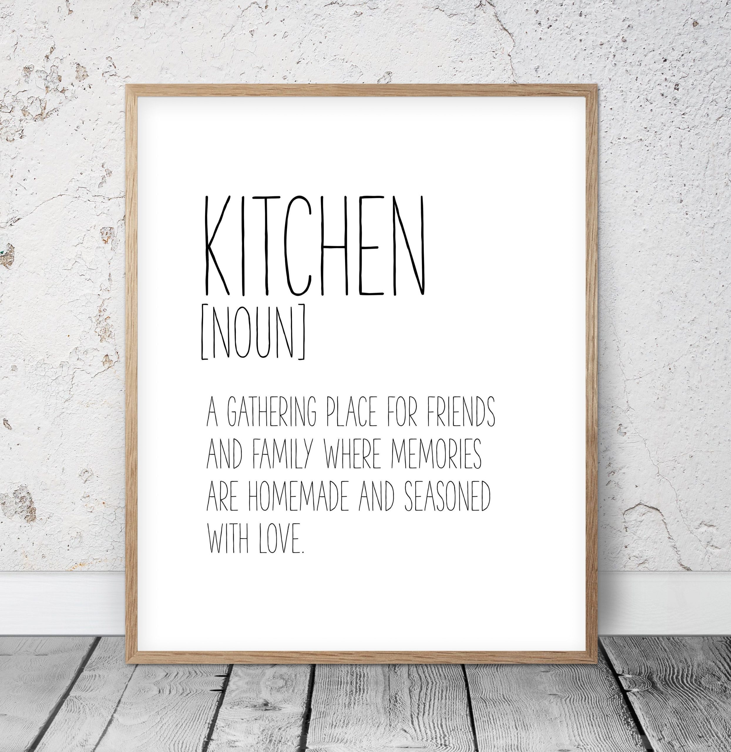 Kitchen Definition Kitchen Wall Art Poster Print - Art Print Studio