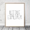 Little Explorer Nursery Printable, Adventure Print, Boys Room, Boys Nurseryr