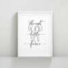 Though She Be But Little She Is Fierce, Shakespeare Quote, Nursery Wall Art
