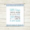 Peter Pan Quote Little Boys Should Never Be Sent to Bed,Bedroom Wall Art Print