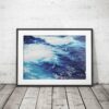 Beach Print, Ocean Waves Decor, Coastal Wall Art,Ocean Water Print, Home Decor