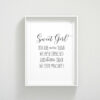 Sweet Girl You Are More Than We Ever Expected, Girls Nursery Prints, Girls Room